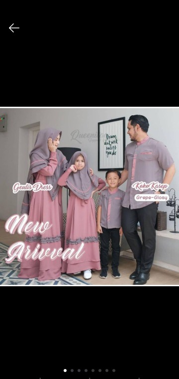 Bamstore - Sarimbit Couple Family / Sarimbit Murah Trendi Kekinian / Geulis Kasep Family Couple
