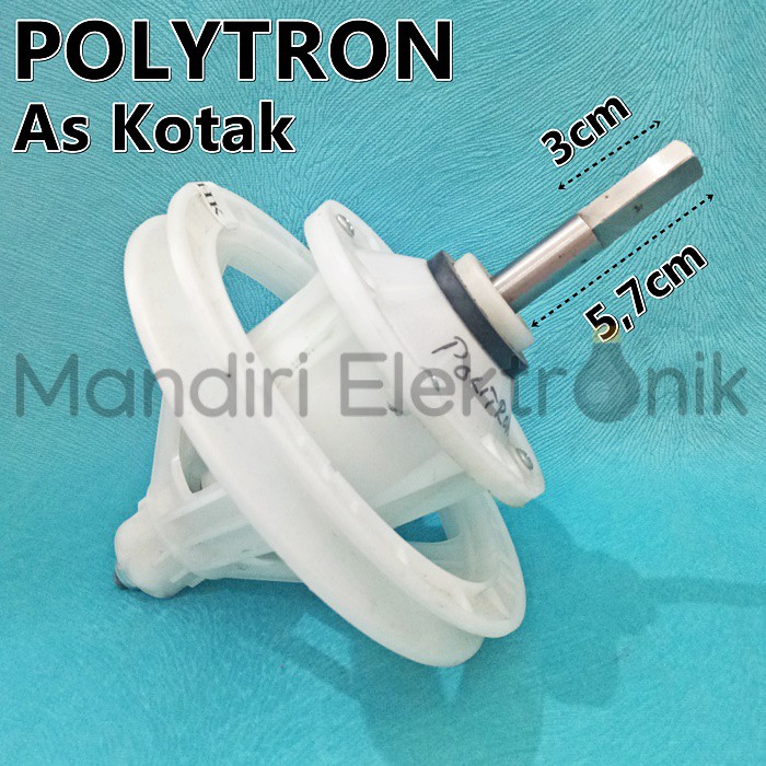 Gearbox Mesin Cuci Polytron 2 Tabung As Kotak - Girbox Polytron