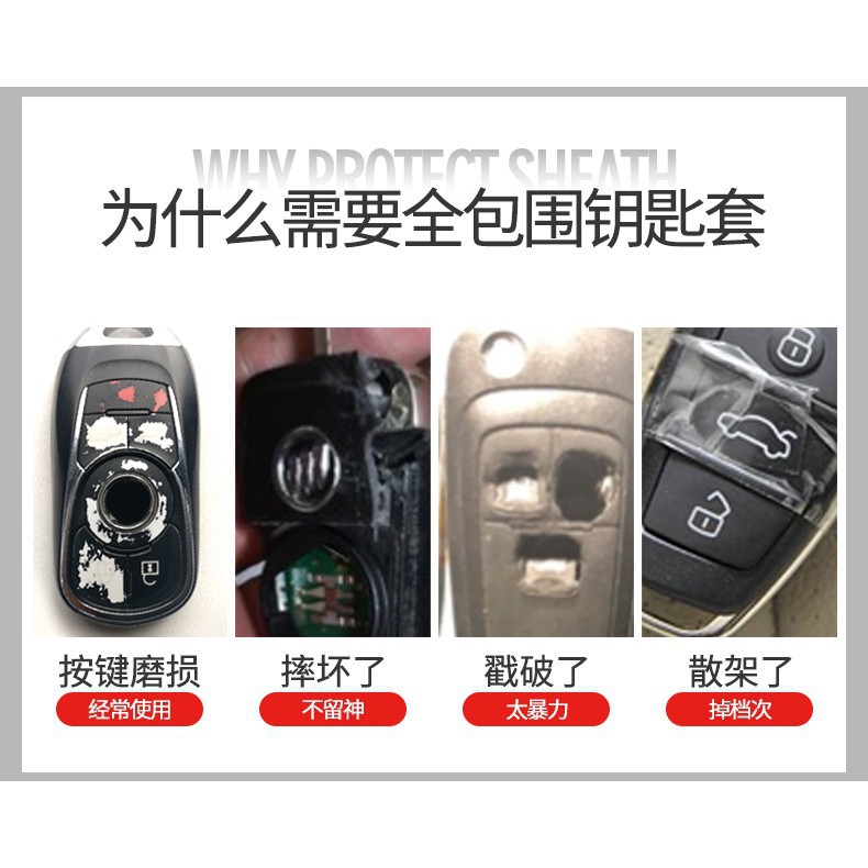 Honda Honda key sets HRV CRV5 FIT civic odyssey k14 Kimi key shell key case key holster protective sleeve button ring