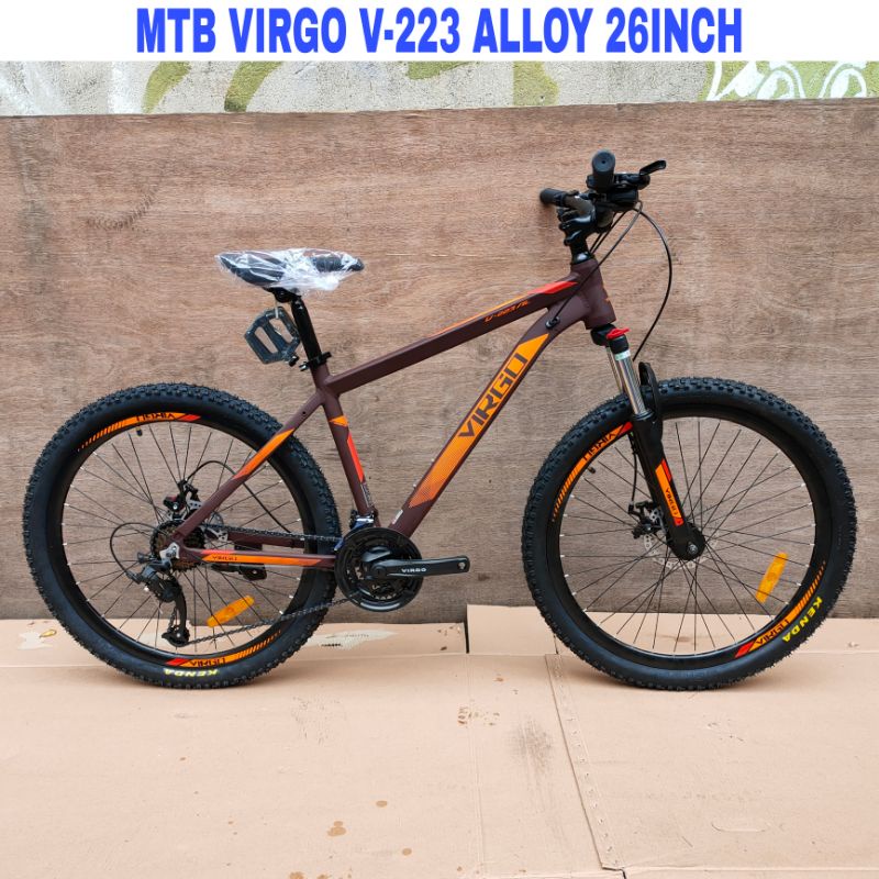 Sepeda Gunung MTB Virgo V-332 Alloy 26Inch 3x8Sp