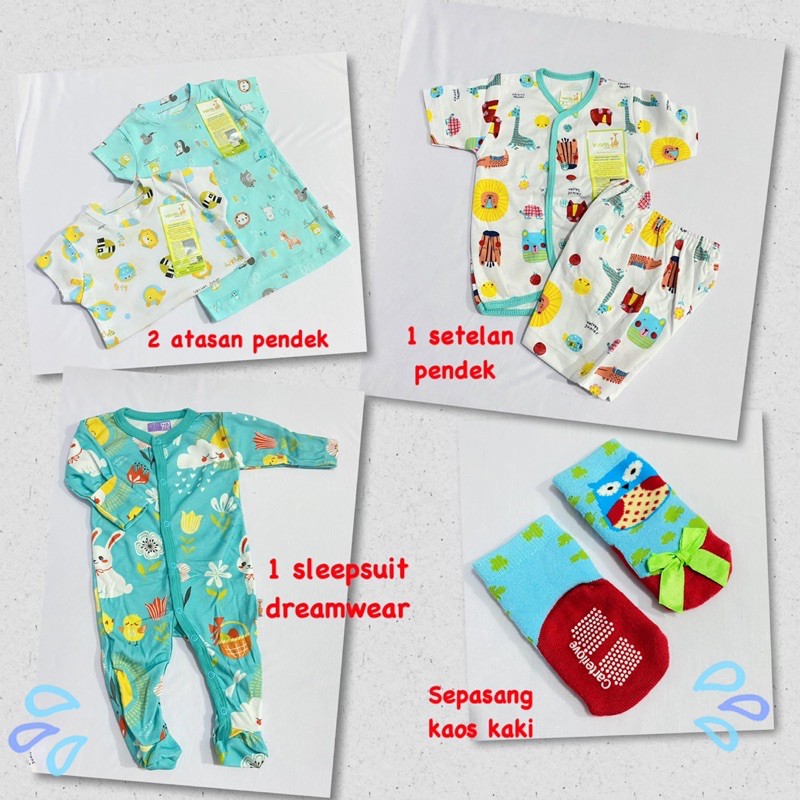 Paket Kado/Hampers Bayi Mix Velvet Junior/Gift Set bayi-6