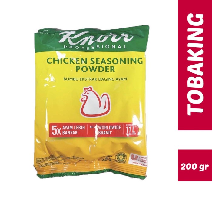 

Knorr Chicken Seasoning Powder 200 gr Knoor Bubuk Kaldu Ayam HALAL