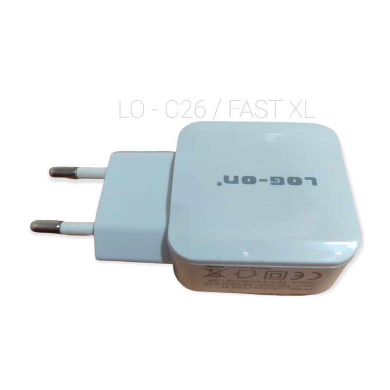 BATOK CHARGER LOG-ON LO-C26 2.4A