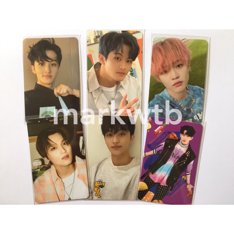 Mark Chenle Haechan Photocard PC Dream Agent Hello Future Cafe Dream Tumbler Hot Sauce Deco Sticker 