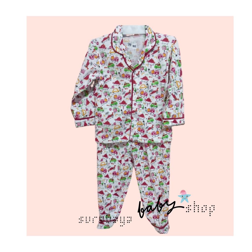 Baju Tidur Anak / Setelan Anak Lengan Panjang M &amp; E 741700