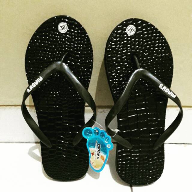  Sandal  Jepit  Japit Capit Wanita  Kekinian Mimoys size 38 