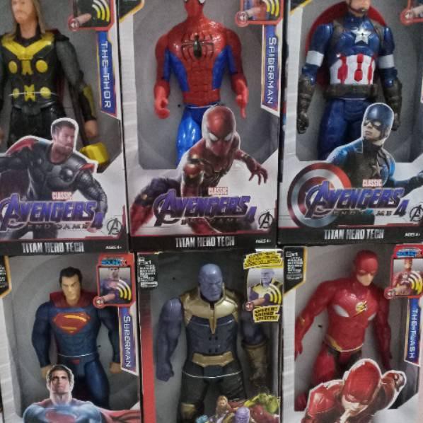 Stock Banyak EJHND Mainan musik dan jumbo avengers super heroes spiderman thor hulk thanos ironman s