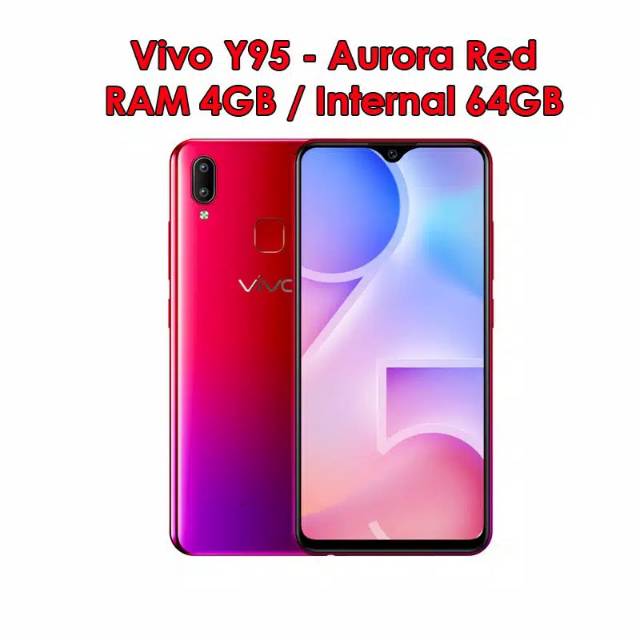 Hp Vivo Y95 Ram 4/64 GB garansi resmi Vivo indonesia