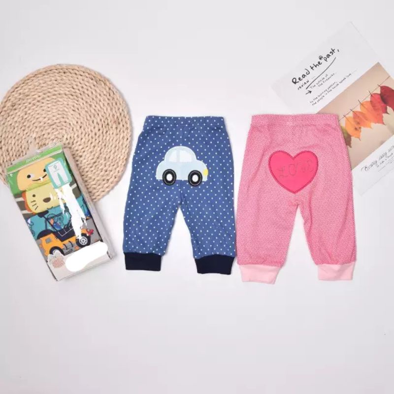 Celana Panjang Bayi Perempuan Laki Laki Import isi 5pc P034