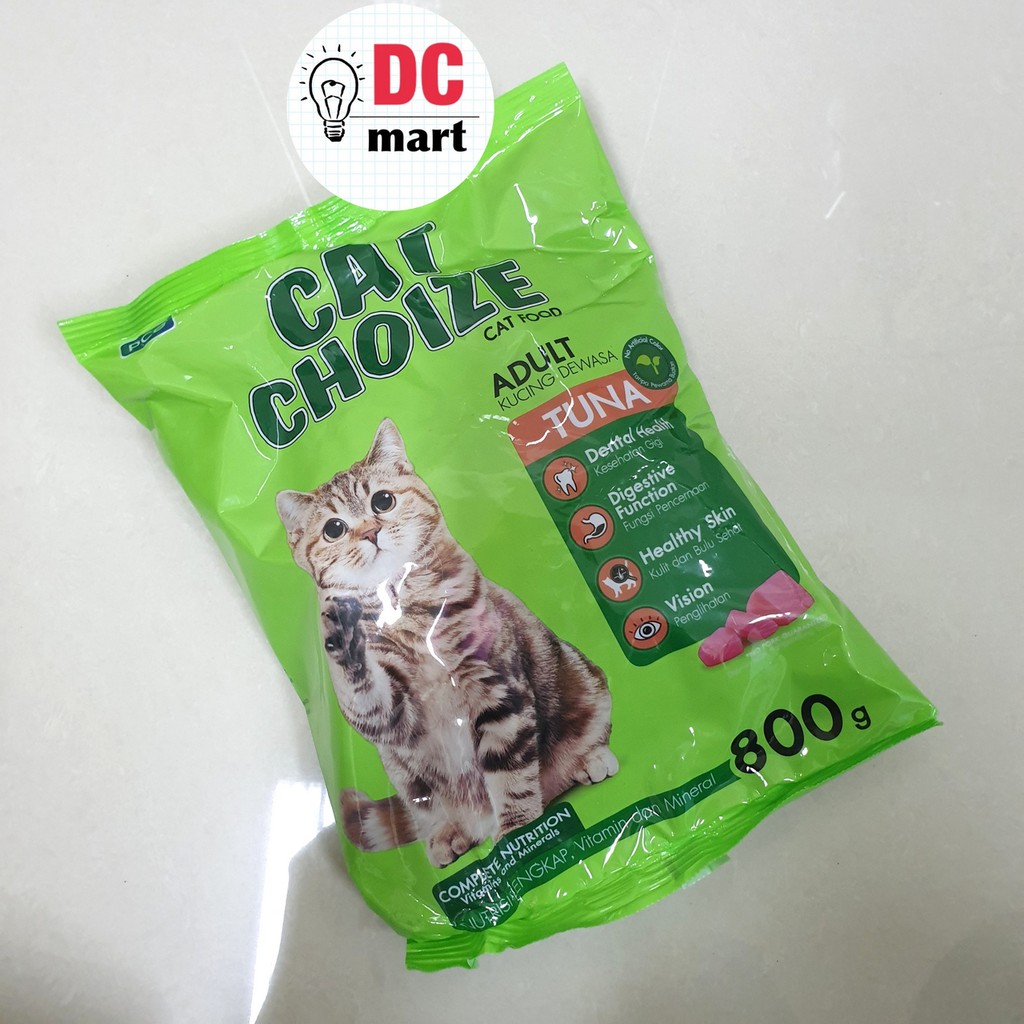 Cat Choize TUNA 800Gram / Hijau/ Makanan Kucing Kering Freshpack Cat Choize