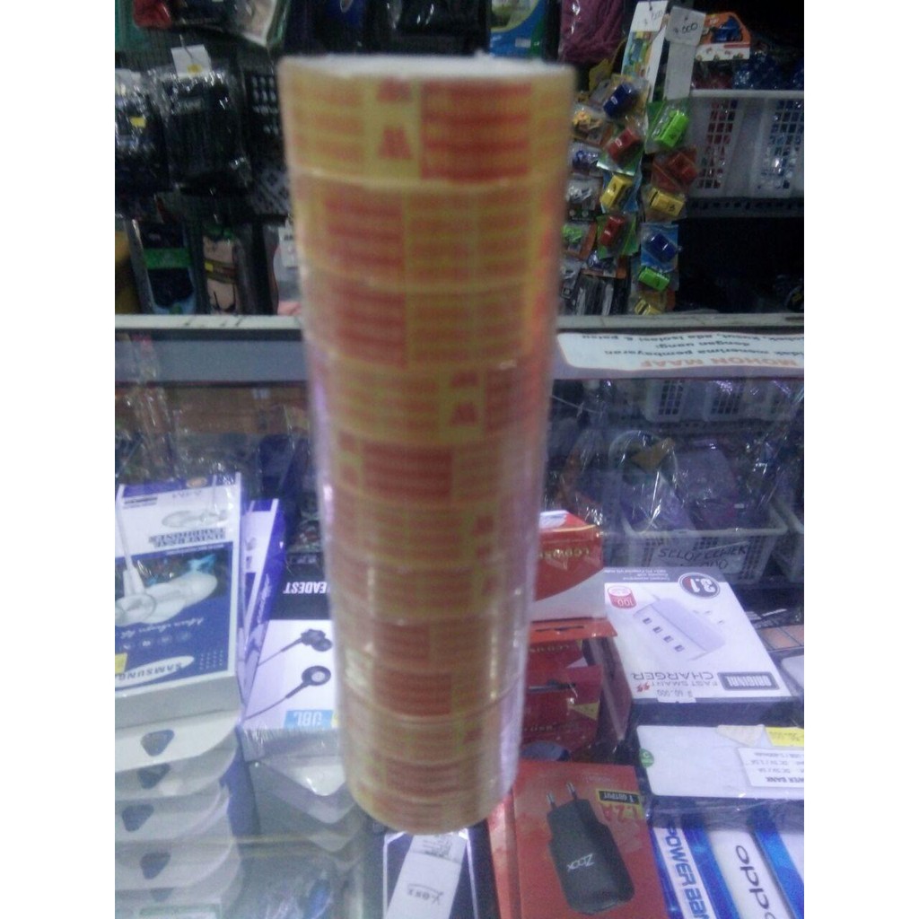 

Solasi Isolasi Kecil Solatip Selotip Solasi Kado Stationary Tape Solasi Bening Transparan