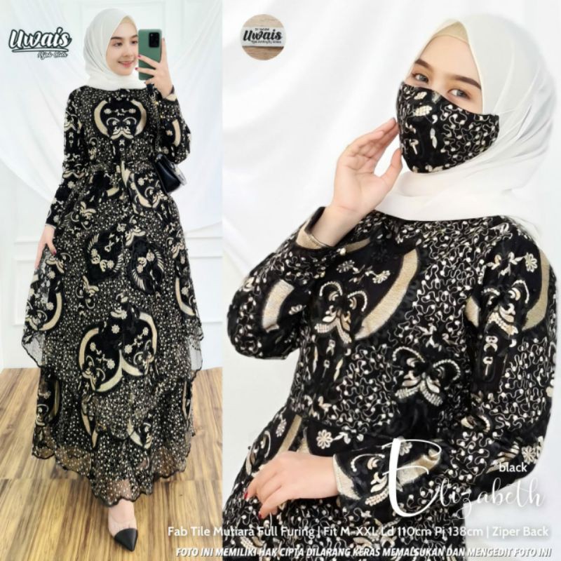 Gamis Tile Elizabeth || Ori By Uwais