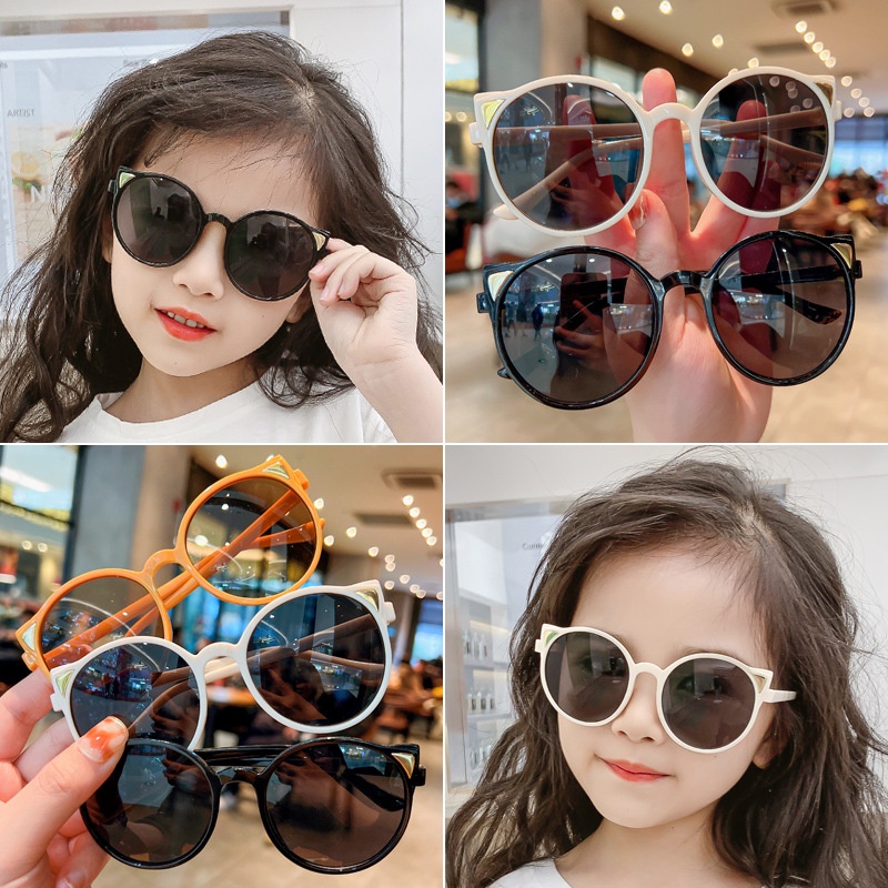 Fashion Kacamata Anak Lucu Kacamata Bayi Perlindungan UV kacamata pantai