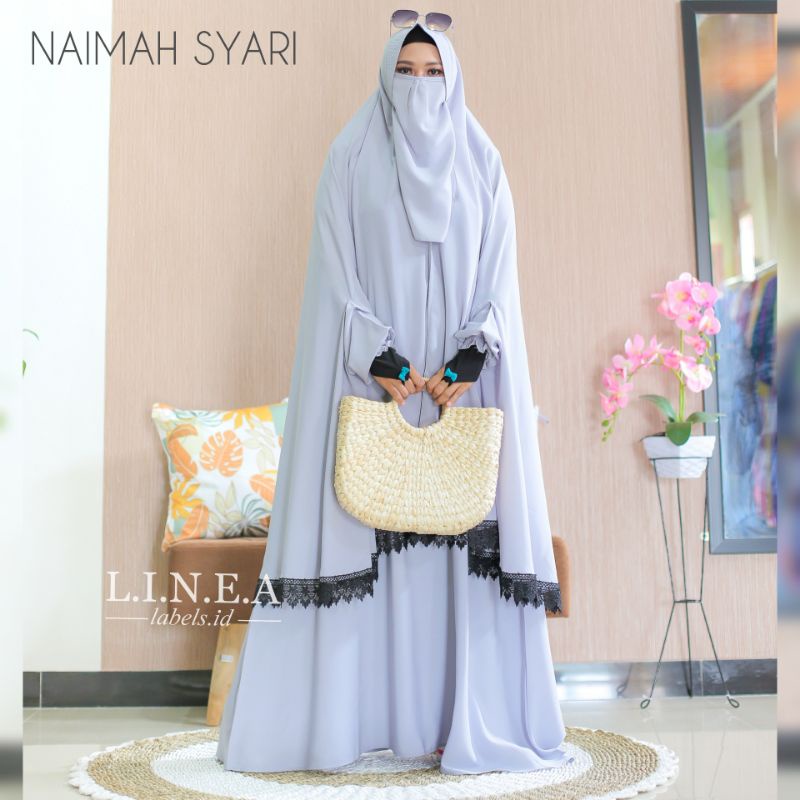 Naimah syari gamis promo stok terbatas