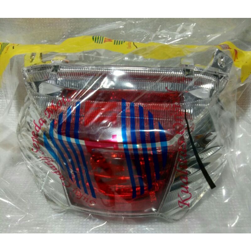 STOPLAMP MIO LAMA MIO SMILE NEW LAMPU STOP BELAKANG MIO STOP ASSY MIO LAMA MIO NEW MIO SMILE MEREK WIN SUDAH TERMASUK FITING SAMA BOHLAM