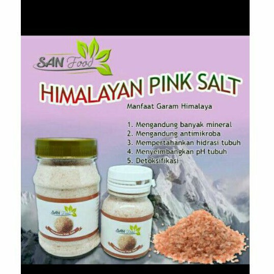 

Garam Himalayan Pink Salt SAN FOOD 120gr.