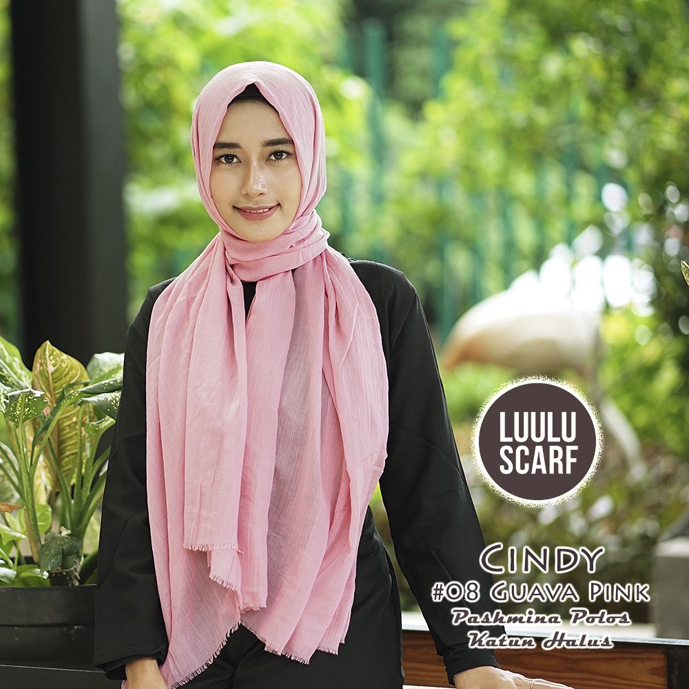 Pashmina Polos Katun Halus - CINDY by Luulu Scarf-7