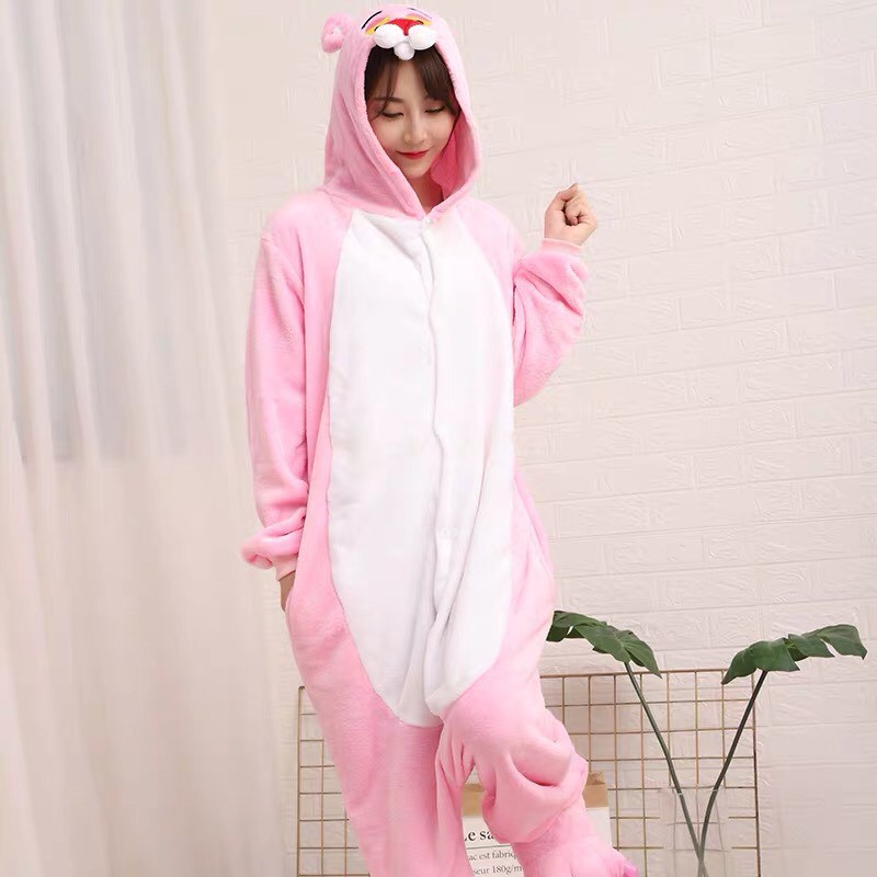 KOSTUM PINK PANTHER HARIMAU TIGER ONESIE PIYAMA COSPLAY BAJU TIDUR