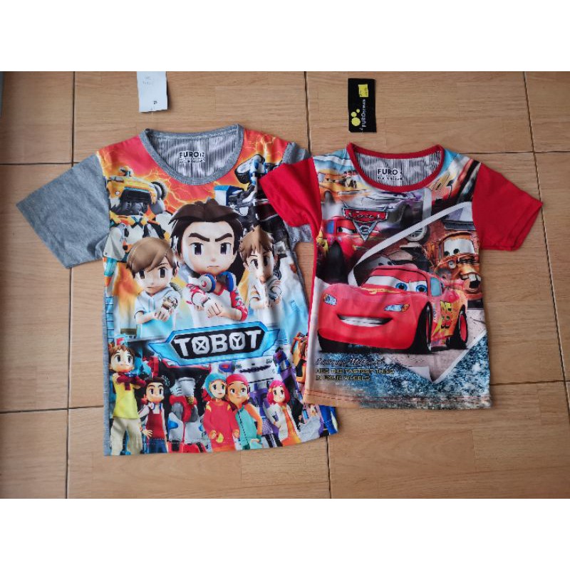 Kaos oblong print Thai anak 3-15  tahun