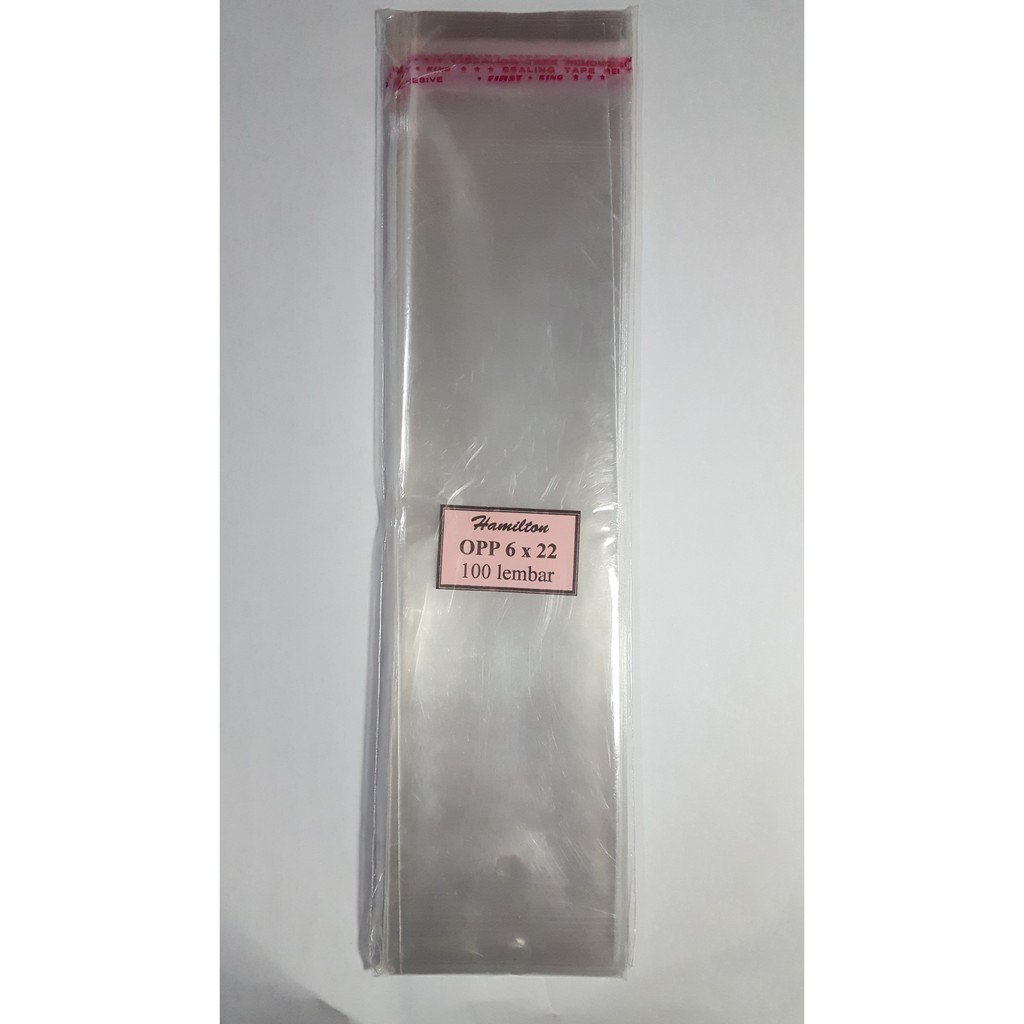 

Plastik OPP 30 Mikron 6 X 22 Lem/ Seal