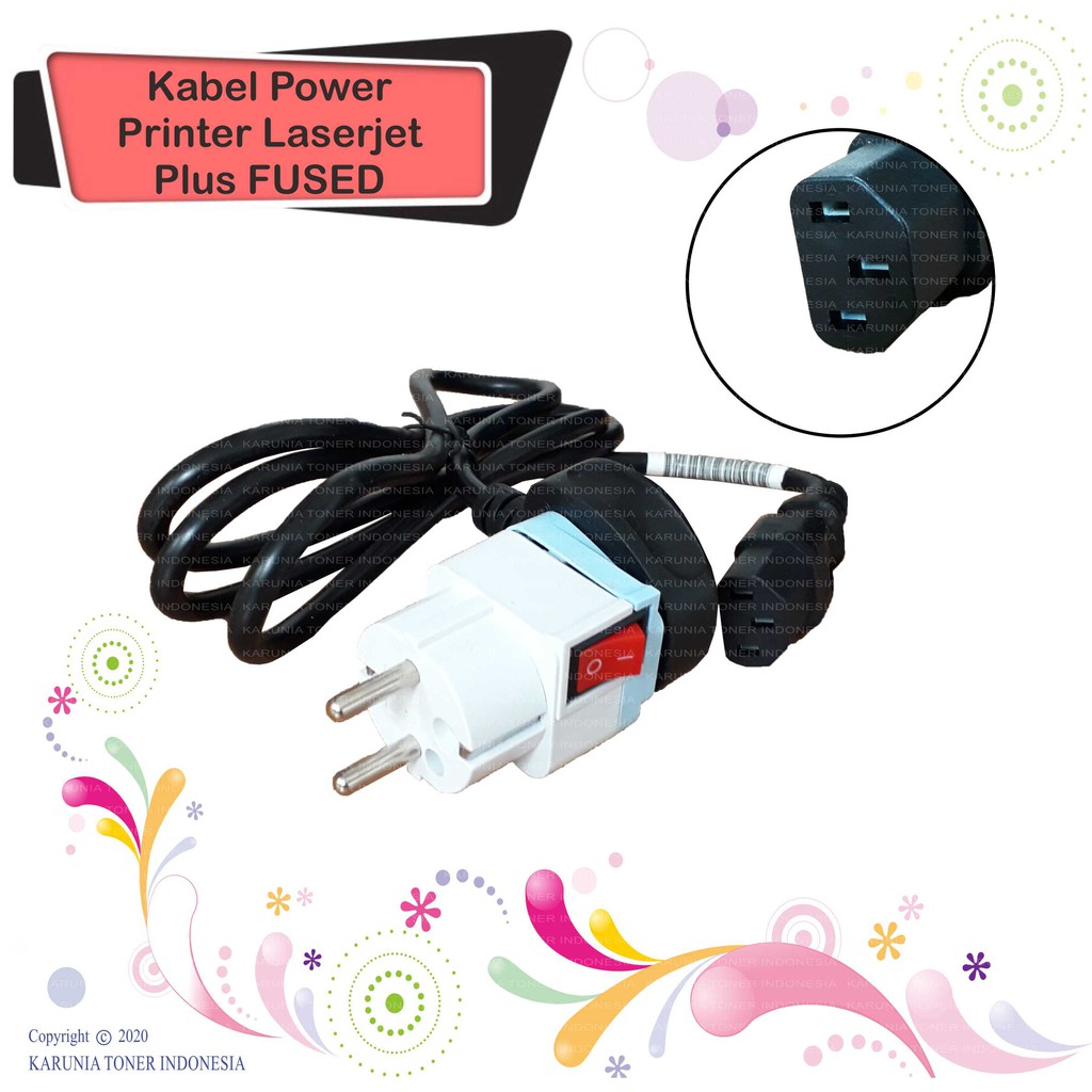 Kabel Power Printer Laserjet Plus Fused