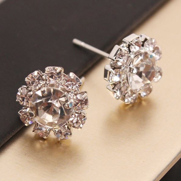 ➰CKK➰ Anting Wanita FA57 DIAMOND Gaya Korean Women Stud Earrings