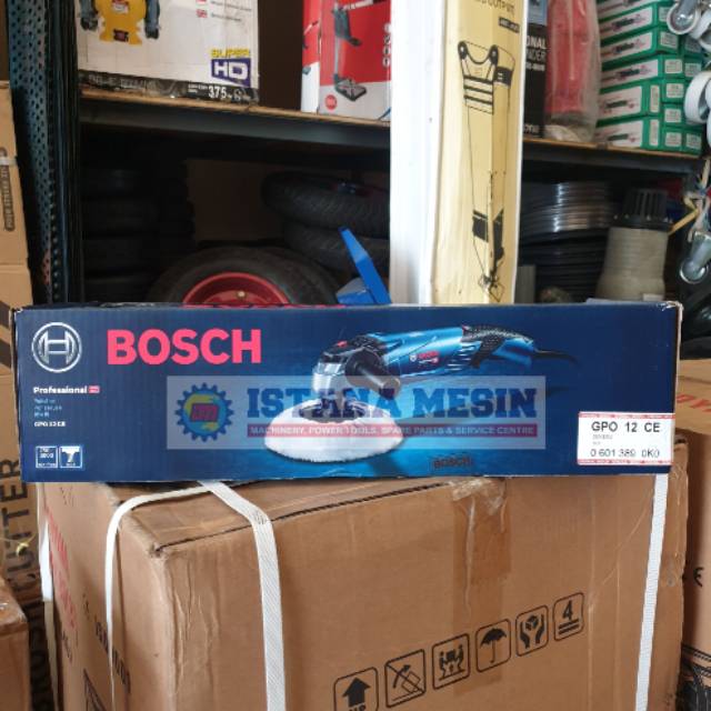 MESIN POLES MOBIL MODEL BUAYA BOSCH POLISHER 7" GPO 12 CE