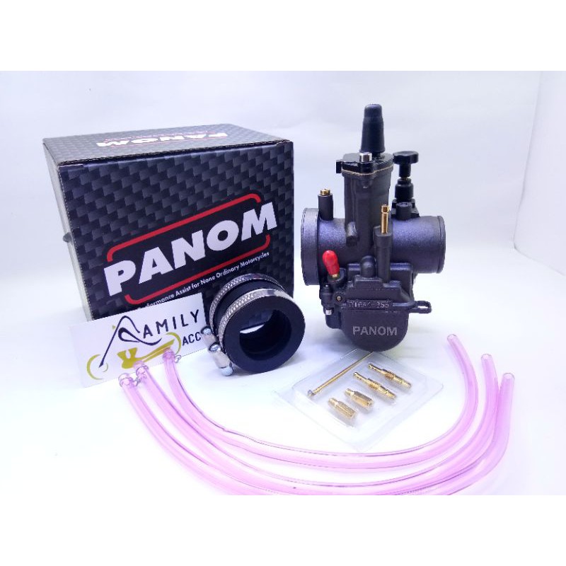 Karburator PWK 28 PANOM / Karbu Panom Pwk 28 / Karbu Pwk Black Series Powe Ket + Jarum Pj Mj