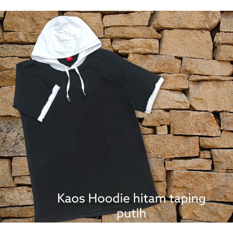 kaos Hoodie taping polos