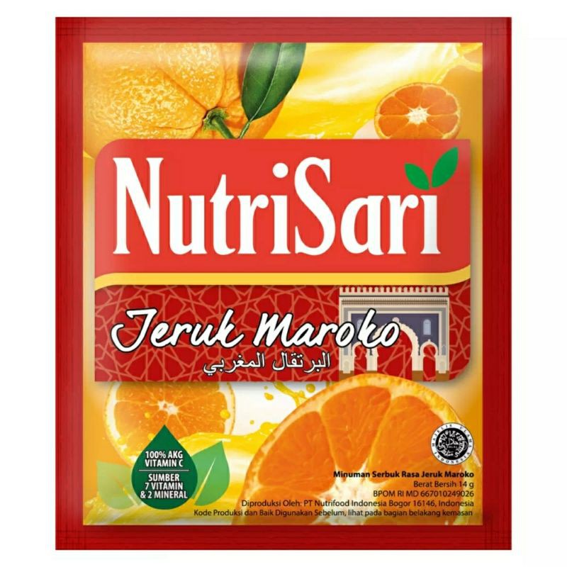 NutriSari Jeruk Maroko 1renteng