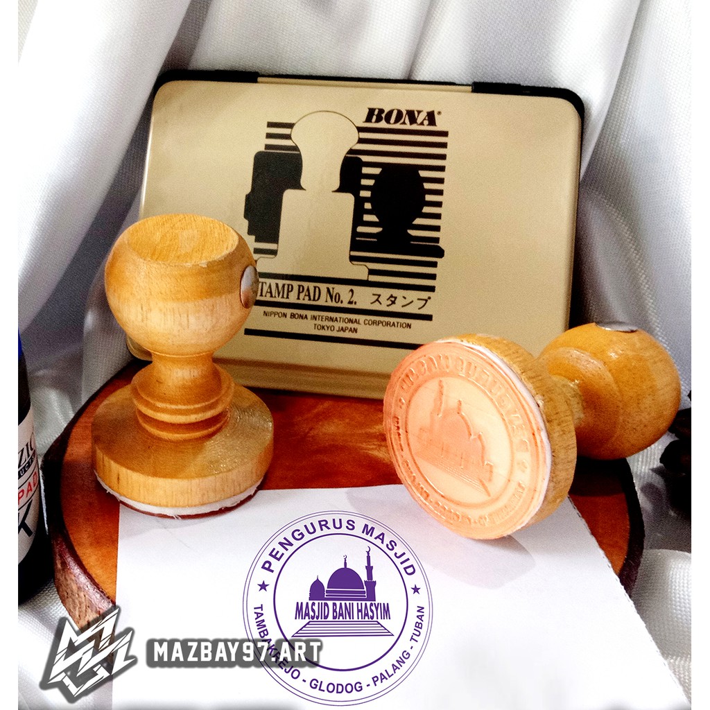 

STEMPEL KAYU CUSTOM / STEMPEL BIASA / STEMPEL RUNAFLEK + TINTA + BANTALAN