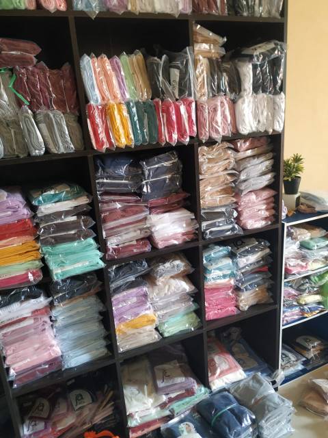 COD bisa- Live Amira  KHUSUS WARNA NETRAL M L XL J AMIRA Jilbab Bergo Kaos Instan distributor