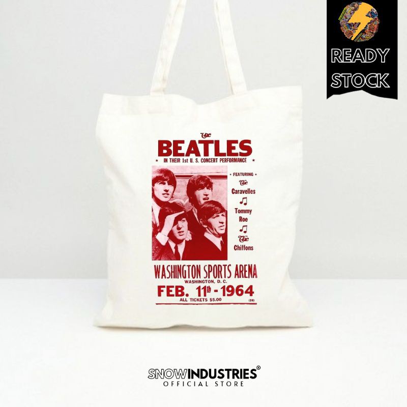 Tote Bag Wanita Pria Kanvas Baby Premium The Beatles