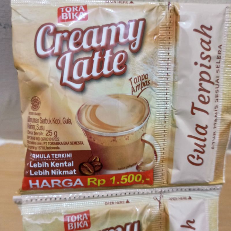 

Torabika CREAMY LATTE 10 pcs @ 25gram