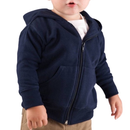 Jaket Anak Laki Laki Usia 5 Bulan Sampai 6 Tahun Sweater Hoodie Anak Polos Bahan Fleece