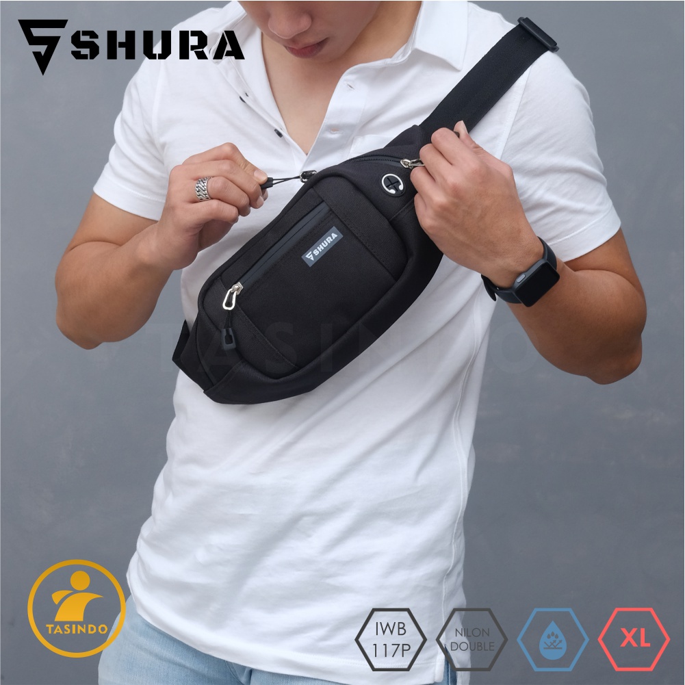 Tas Selempang Pria ,Waistbag pria original,Tas waistbag pria waterproof premium