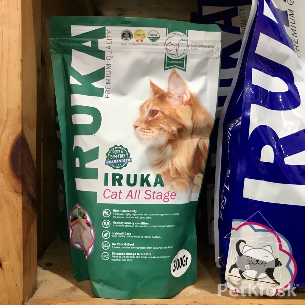 Jual IRUKA Cat All Stage Kitten Adult 300 gram Premium Cat Food Made in