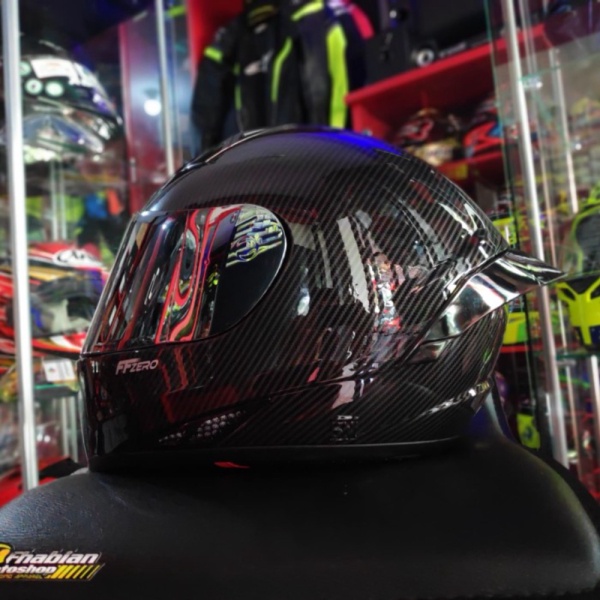 Promo perkakas Helm RSV FFZERO Motif CARBON Paket keren 26SZ2 Murah