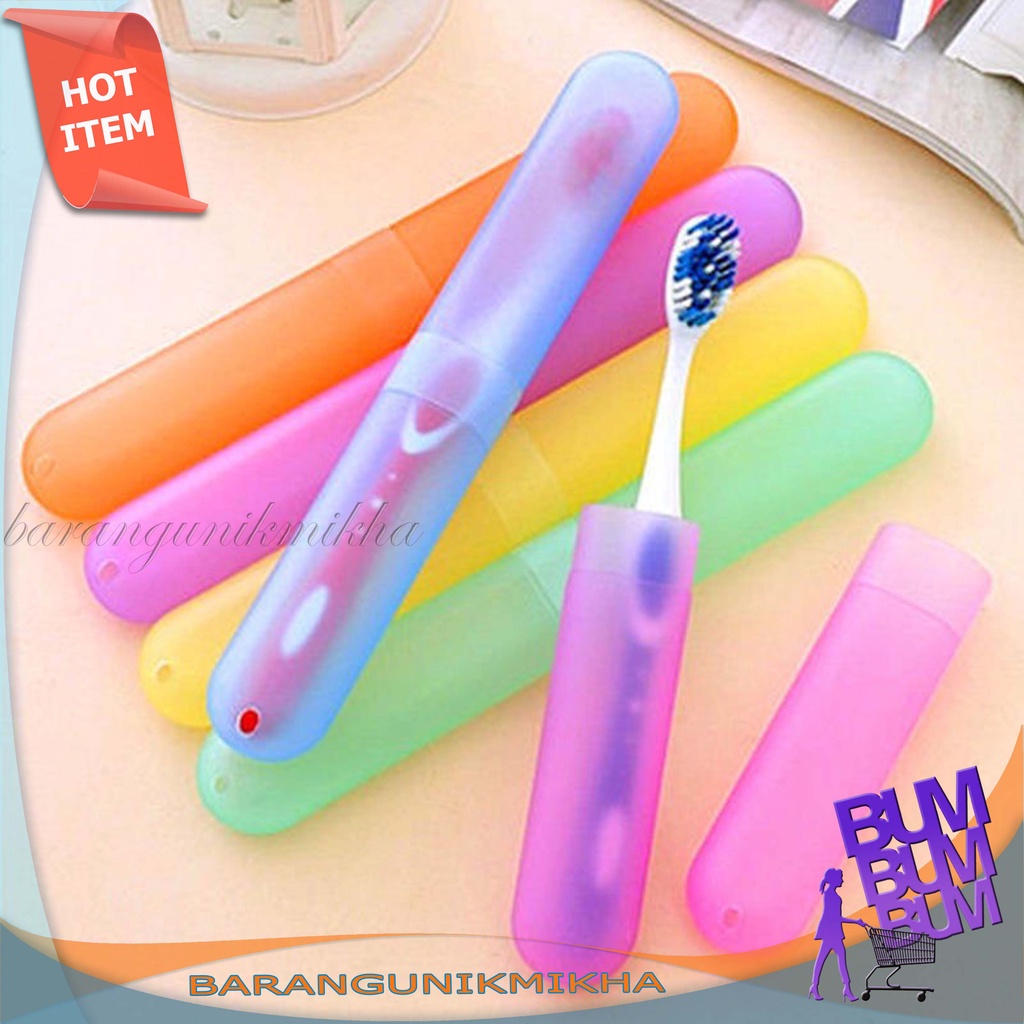 TEMPAT KOTAK BOX SIKAT GIGI TRAVELLING Sikat Gigi Portable Travel Toothbrush Case