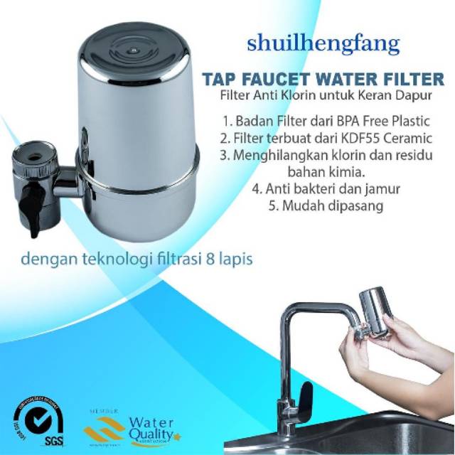 Filter Anti Klorin Untuk Keran Dapur