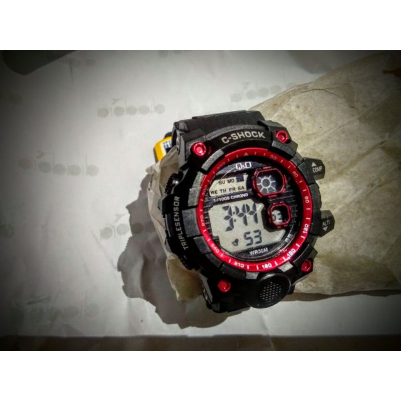 JAM TANGAN PRIA SPORT/Q&Q STRAP RUBBER