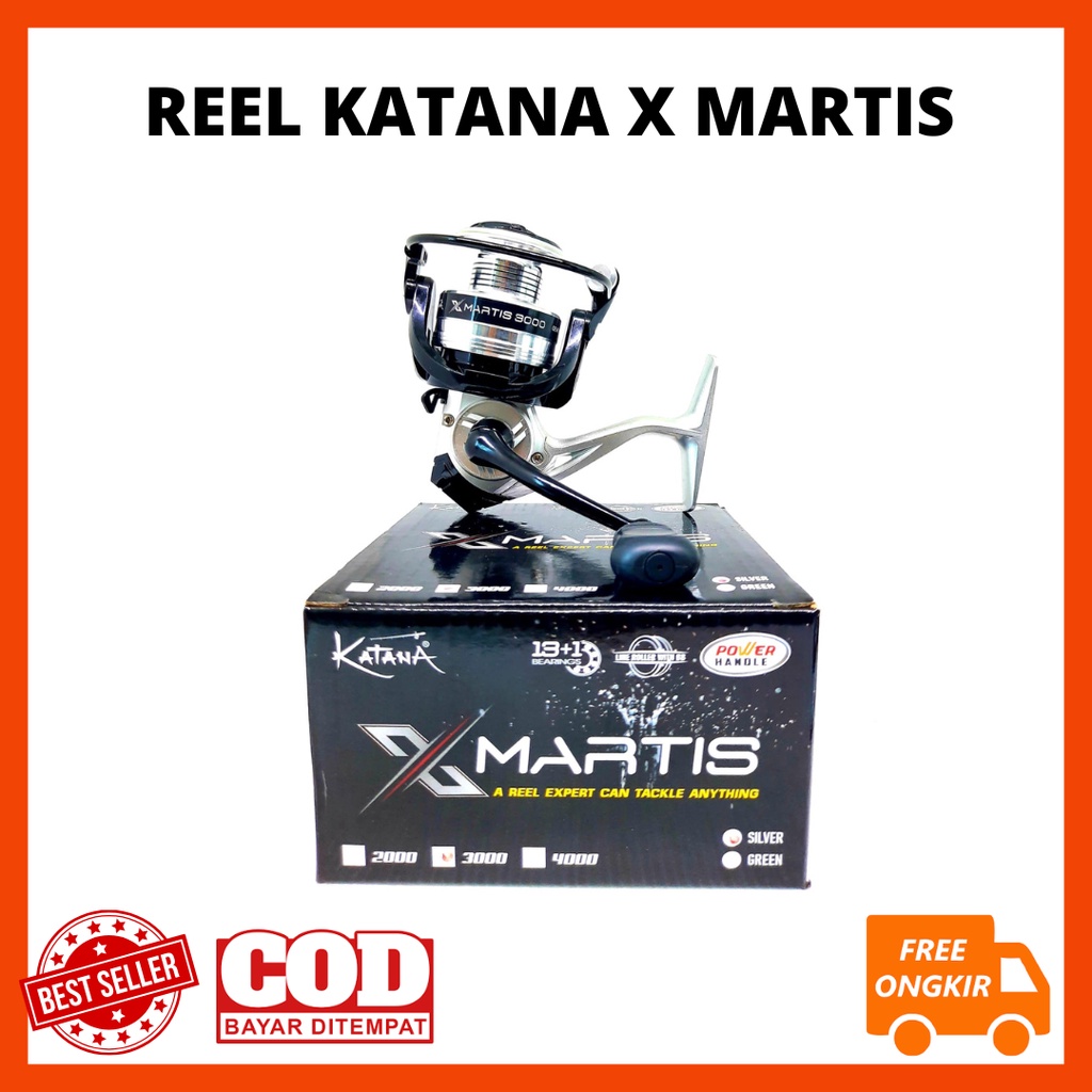 Reel Pancing KATANA X MARTIS 19+1 BB Ukuran 5000-6000 Sangat MURAH