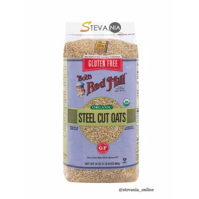 

Bob's Red Mill Organic Gluten Free Steel Cut Oats 680g
