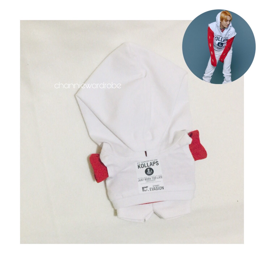 EXO Kai Doll Clotes Baju Boneka 20cm 15cm Dont Fight The Feeling Album Character Clip Raf Simon Koll