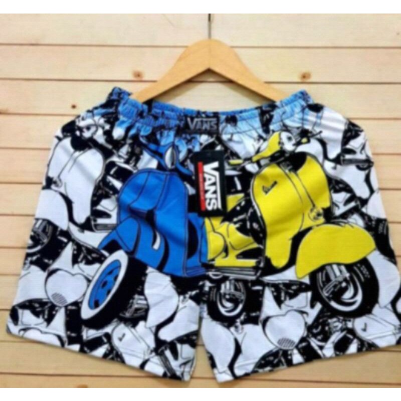 CELANA PENDEK COWOK - CEWEK/KOLOR MOTIF/BOXER SANTAI (RENANG)