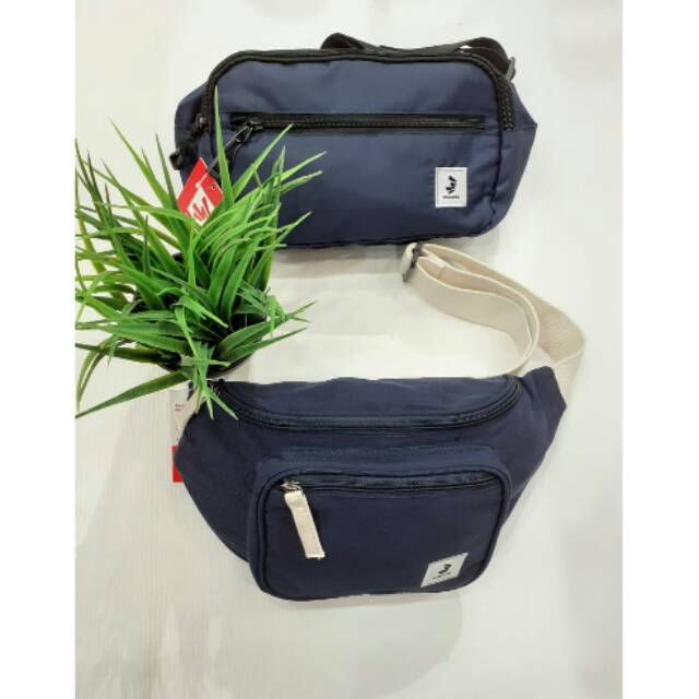Tas waistbag pria 3SECOND NEW ORIGINAL