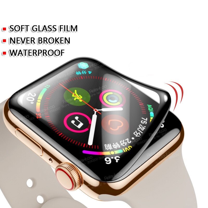 Antigores Pelindung Layar Apple Watch Series 7 S7 45MM TPU Nano 3D