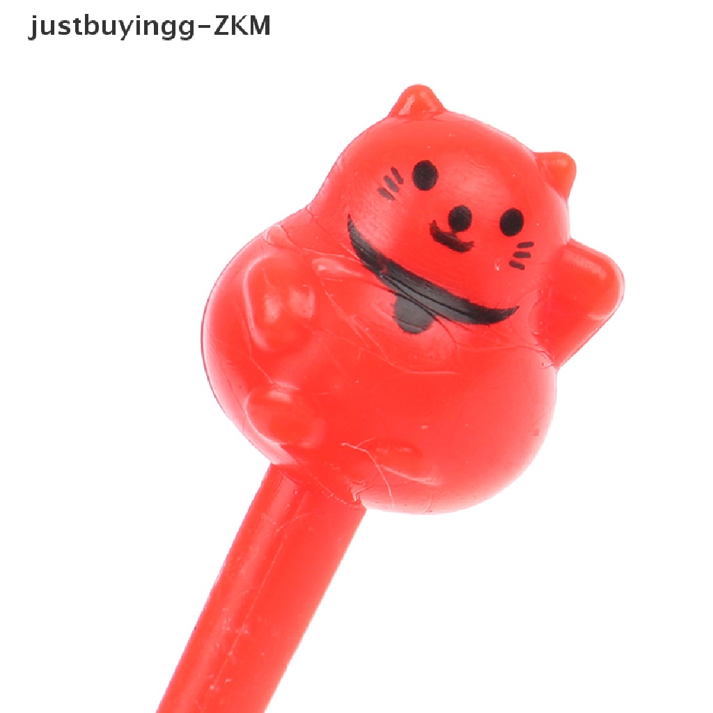 [justbuyingg] 6pcs Lucky Cat Fruit Fork for Kids Cute Food Fruit Fork Cake Dessert Pick [zkm]