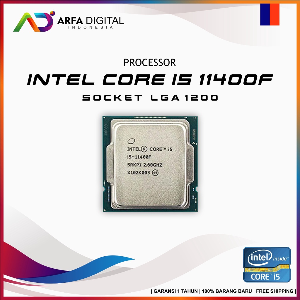 Intel Core i5 11400F 2.6Ghz 6 Core 12 Threads Rocket Lake - LGA1200