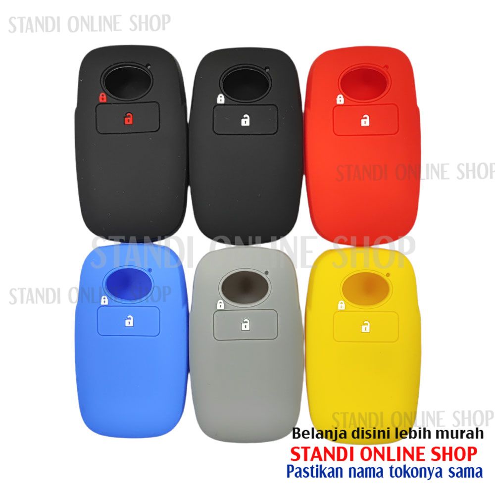 Silikon Remote Cover Sarung Kondom Kunci SmartKey Daihatsu Rocky